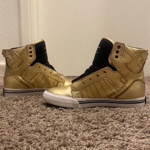 Supra Black High-Top Sneakers for Kids